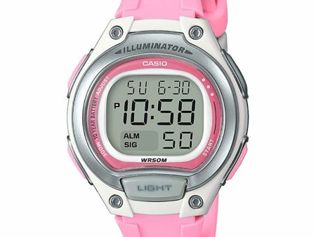 Ladies  Watch Casio ILLUMINATOR Pink (Ø 34 mm) Online