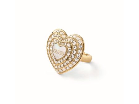 Ladies  Ring Guess JUBR04016JWYGWH56 16 Supply