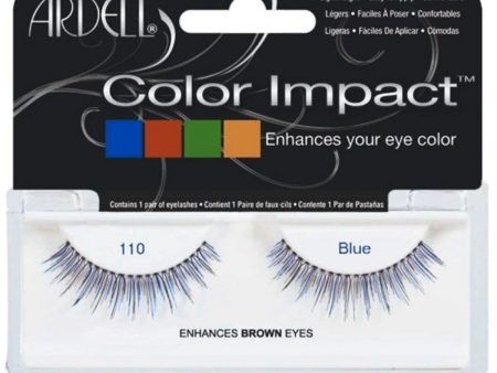 Set of false eyelashes Ardell Color Impact Nº 110 Blue on Sale