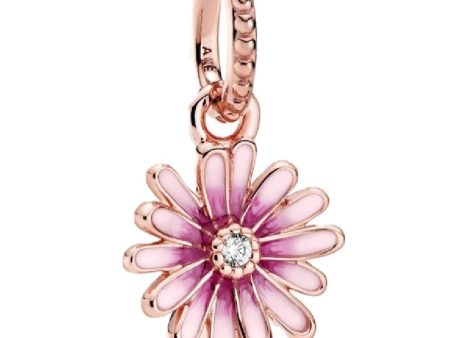 Woman s charm link Pandora PINK DAISY FLOWER Online Sale