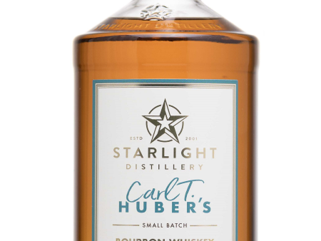 Starlight Distillery Carl T. Huber s Bourbon Whiskey Finished in Rum Barrels #B2302 103 proof Fashion