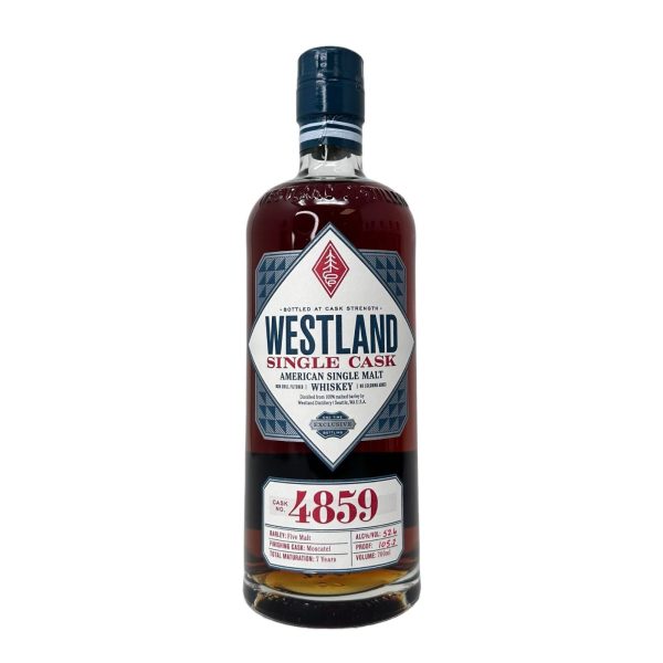 Westland Single Casks #4859 7-Years  Moscatel  105.2 proof - Selected by T8ke & r bourbon Online now