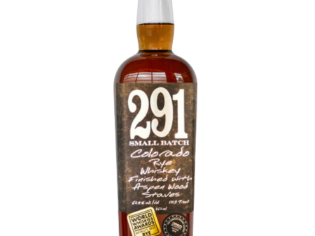 291 Colorado Small Batch Rye Whiskey Hot on Sale